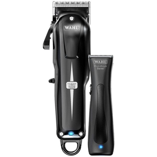 Wahl Professional Cordless Super Taper Hair Clipper & Beret Trimmer Pack Online