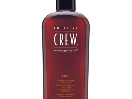 American Crew 3 in 1 Shampoo, Conditioner & Body Wash 450ml Online